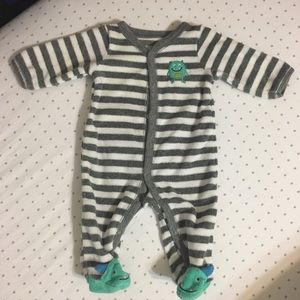 Carter’s terrycloth monster footie sleeper